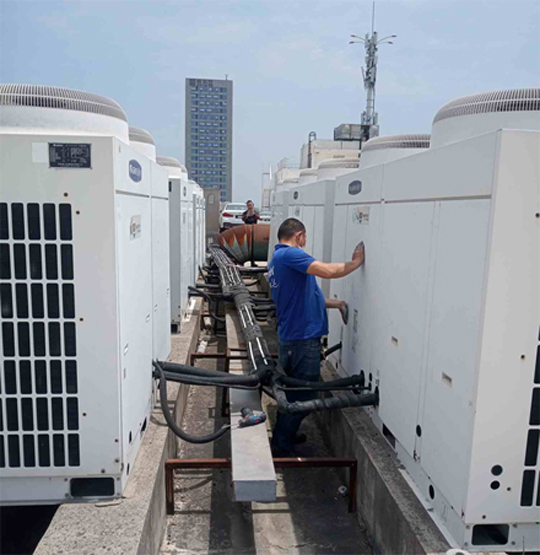 扶沟中央空调制热和不制冷系统维修方法